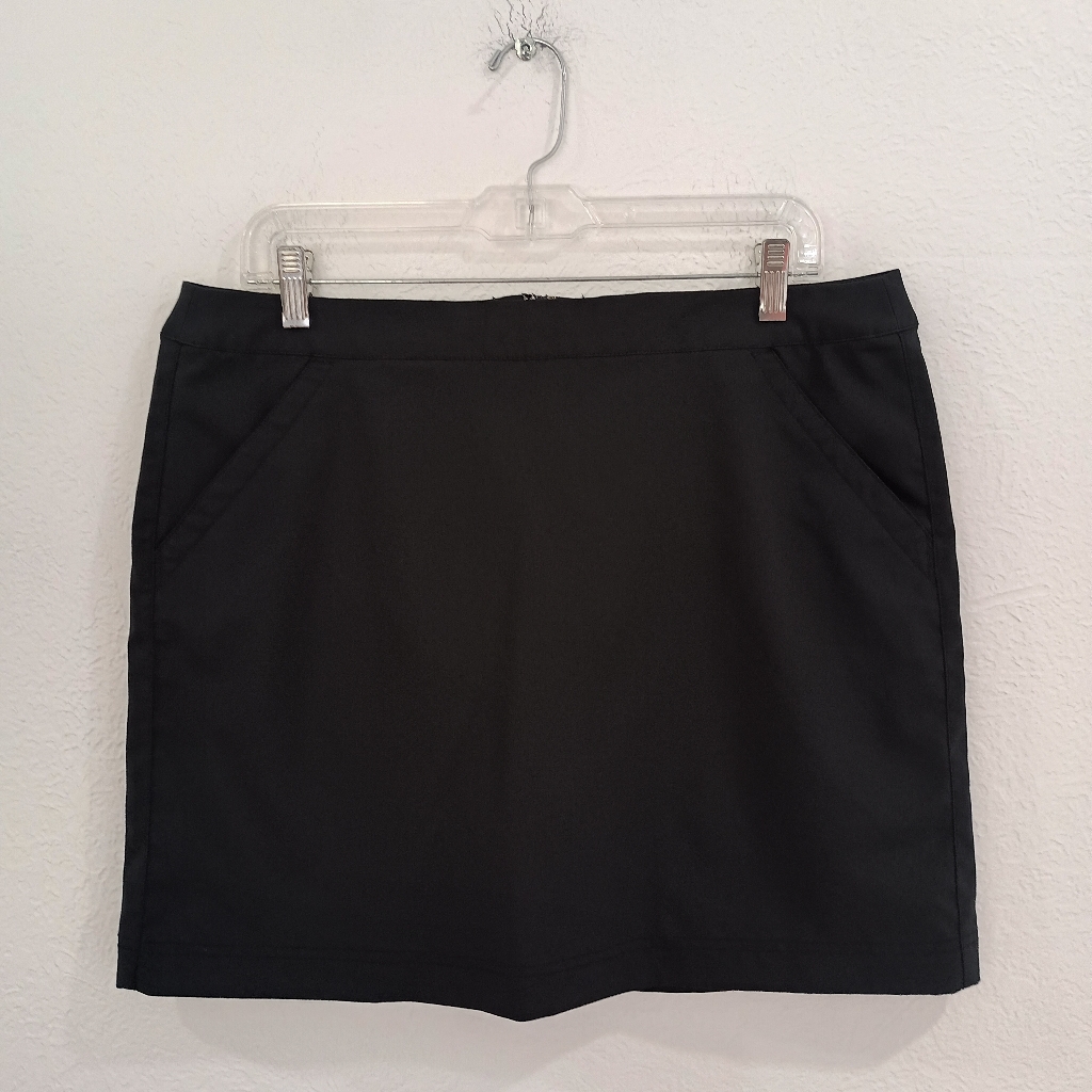 Pga Tour Black Athletic Skort